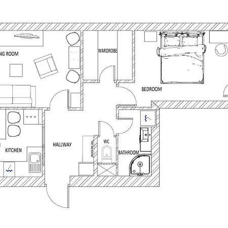 Apartman Great Location, Stylish *